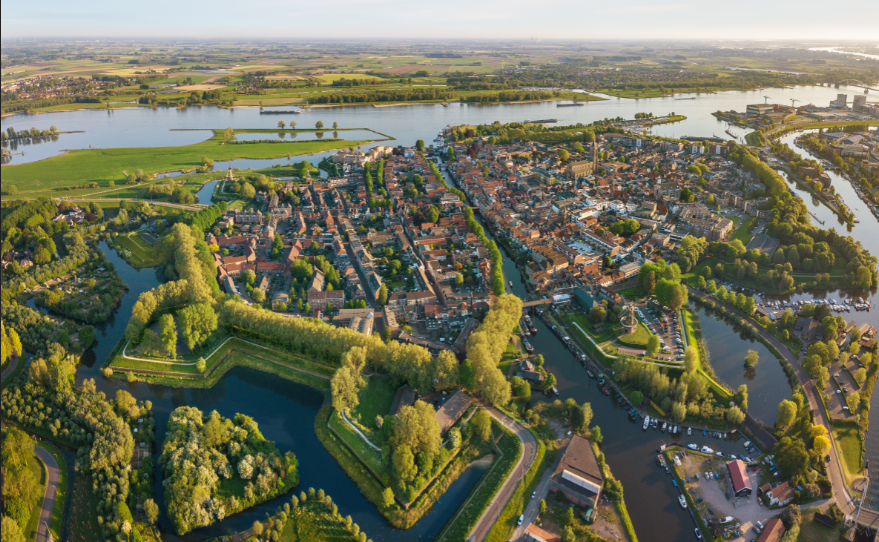 Over ons, namelijk een afbeelding van Gorinchem